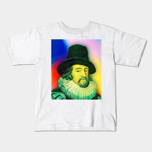 Francis Bacon Colourful Portrait | Francis Bacon Artwork 7 Kids T-Shirt